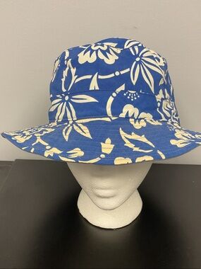 Ralph Lauren Polo Blue Bucket Hat with some sun discoloration, size Large